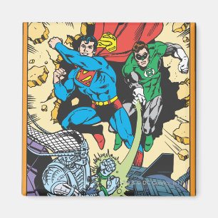 Imã Super-homem e Lanterna Verde Lutam Contra o Brain