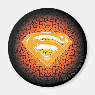 Imã Super-Homem Estilizado  Logotipo do suporte
