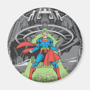 Imã Super-homem exposto a kryptonita