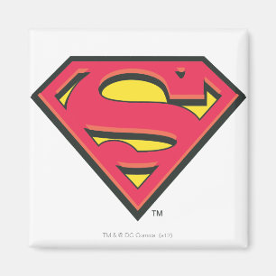 Imã Super-Homem  Logotipo clássico