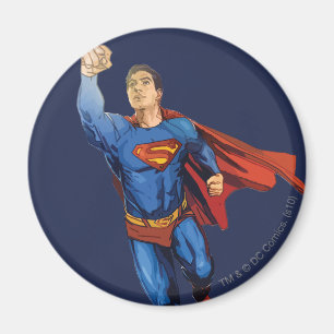 Imã Super-Homem Voando à Esquerda