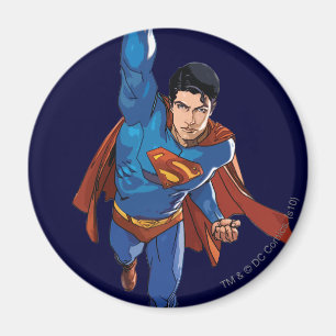 Imã Super-Homem Voando para a frente