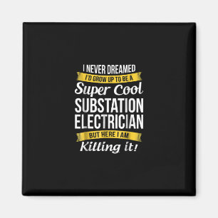 Imã Super Legal Subestação Eletricidade Funny Gift