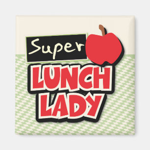 Imã Super Lunch Lady Magnet