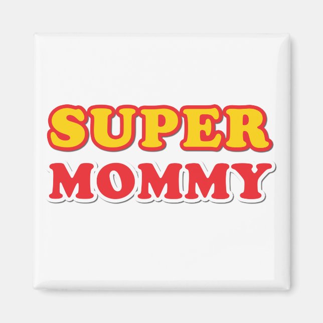 Imã Super Mamãe (Frente)