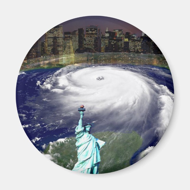 Imã Super Storm Sandy 2012, Olhos da tempestade_ (Frente)
