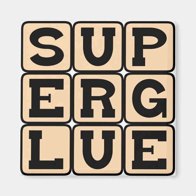 Imã Supercola, Adesivo Mágico (Frente)