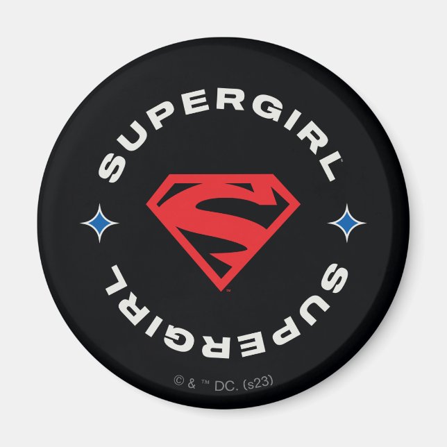 Imã Supergirl Age de Heroes Circle S-Shield (Frente)
