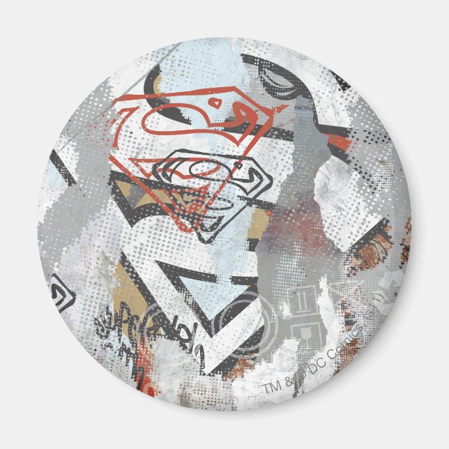 Imã Supergirl Comic Capers Padrão 1 (Frente)