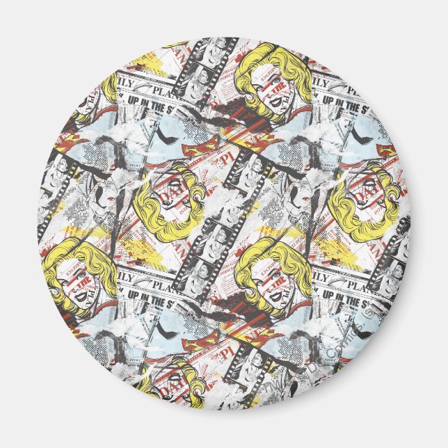 Imã Supergirl Comic Capers Padrão 2 (Frente)