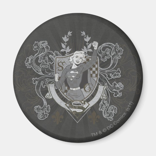 Imã Supergirl Crest (Frente)