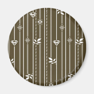 Imã Supergirl Leaf Pattern Brown
