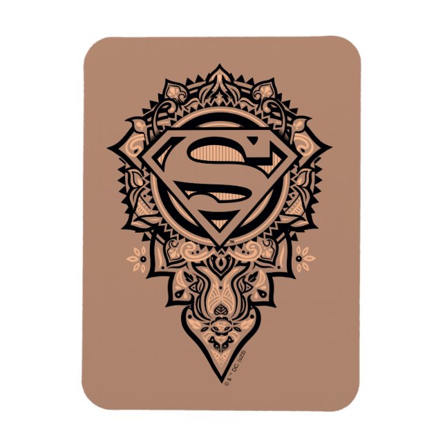 Ímã Supergirl Mandala Graphic (Vertical)