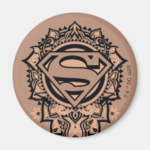 Imã Supergirl Mandala Graphic