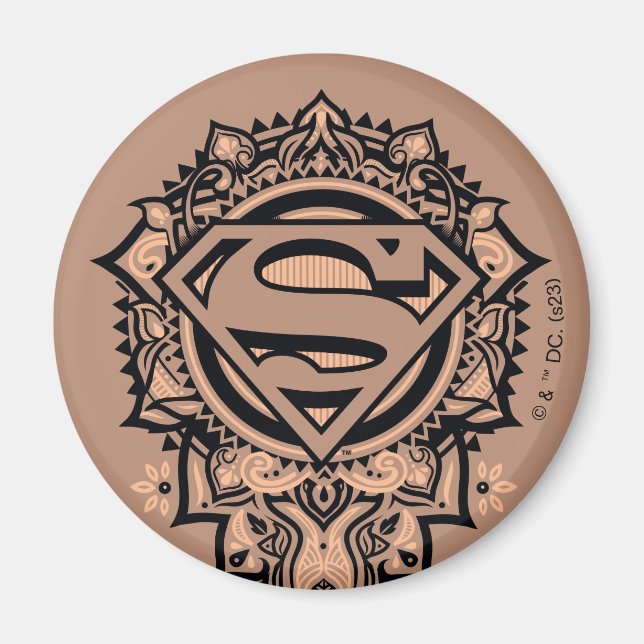 Imã Supergirl Mandala Graphic (Frente)