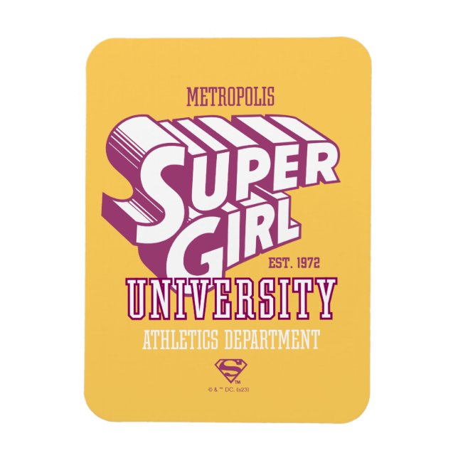 Ímã Supergirl Metropolis University, Departamento de a (Vertical)