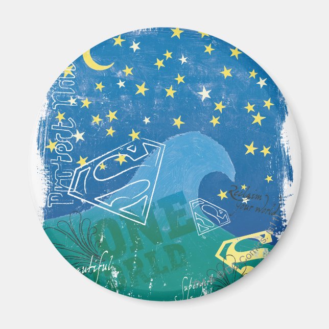 Imã Supergirl One World (Frente)