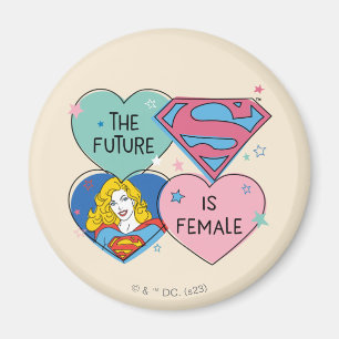 Imã Supergirl Out Of This World Retro Graphic