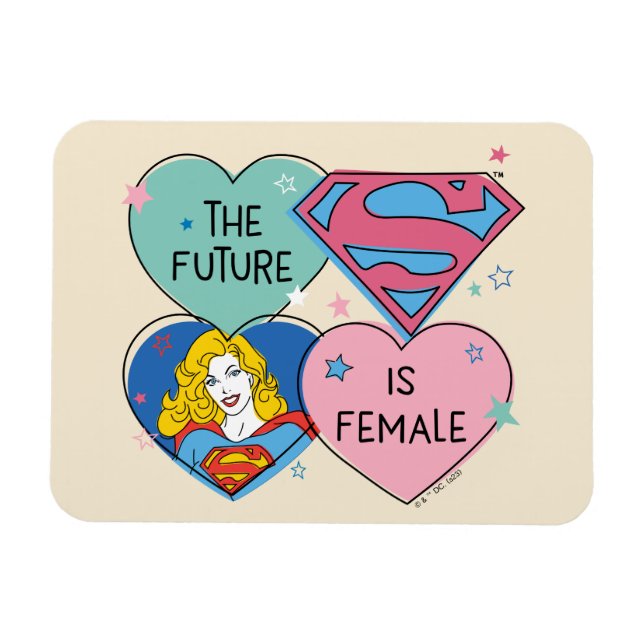 Ímã Supergirl Out Of This World Retro Graphic (Horizontal)
