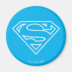 Imã Supergirl Outline S-Shield