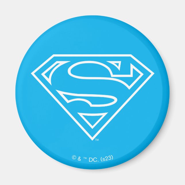 Imã Supergirl Outline S-Shield (Frente)