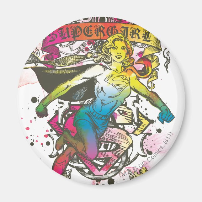 Imã Supergirl Power (Frente)