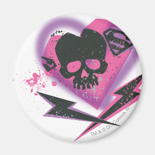 Imã Supergirl Skulls and Lightning