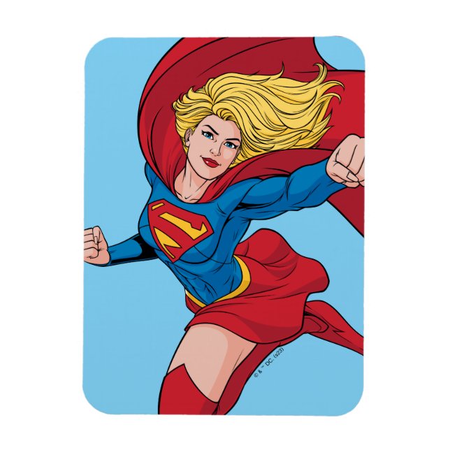 Ímã Supergirl Stance Adorável (Vertical)