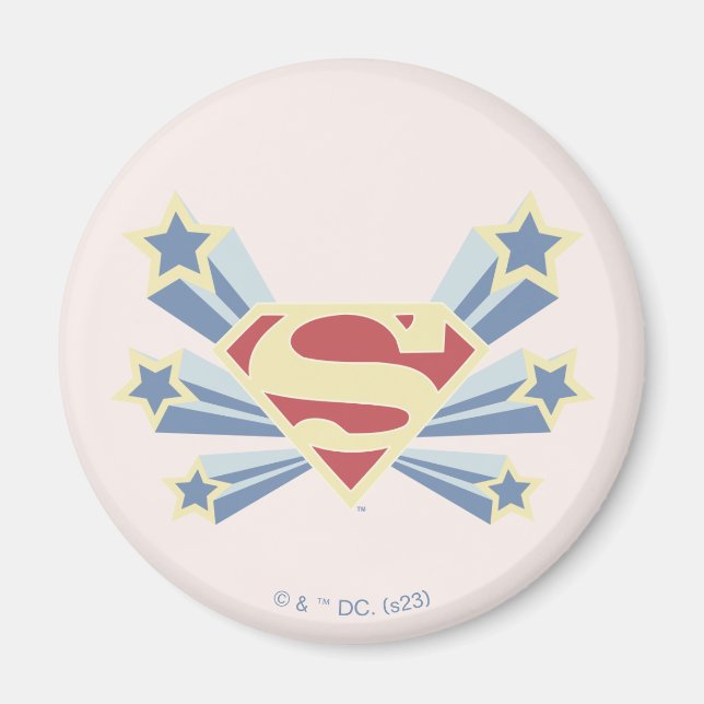 Imã Supergirl Stars S-Shield (Frente)