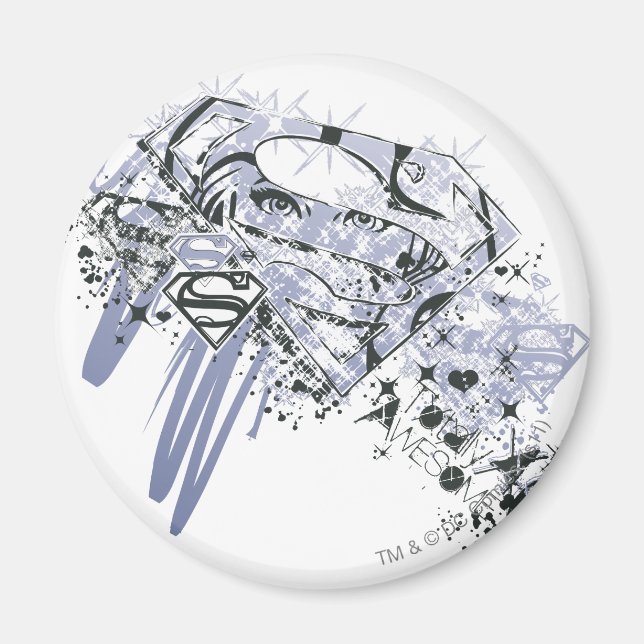 Imã Supergirl Totalmente Incrível (Frente)