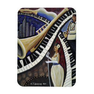 Ímã superior de Flexi do jazz do luar