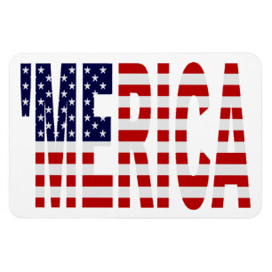 Ímã superior patriótico da bandeira de MERICA E