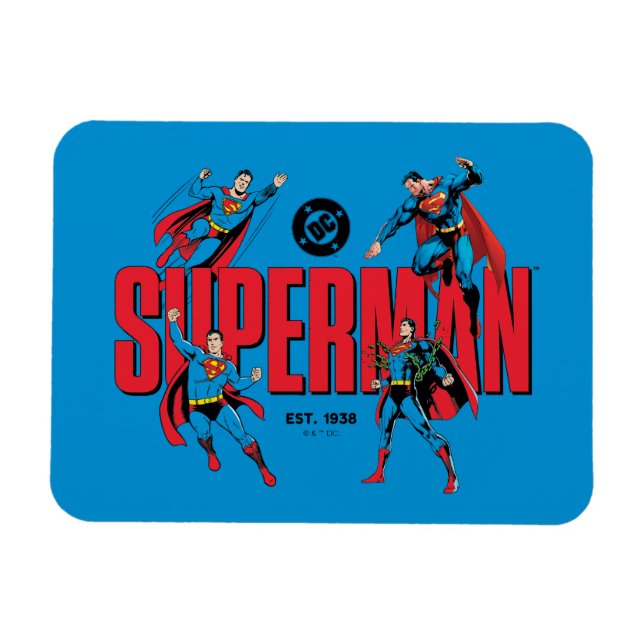 Ímã Superman Legends Forever Graphic (Horizontal)