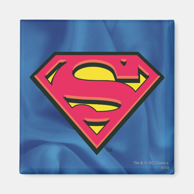 Imã Superman S-Shield | Logotipo clássico (Frente)