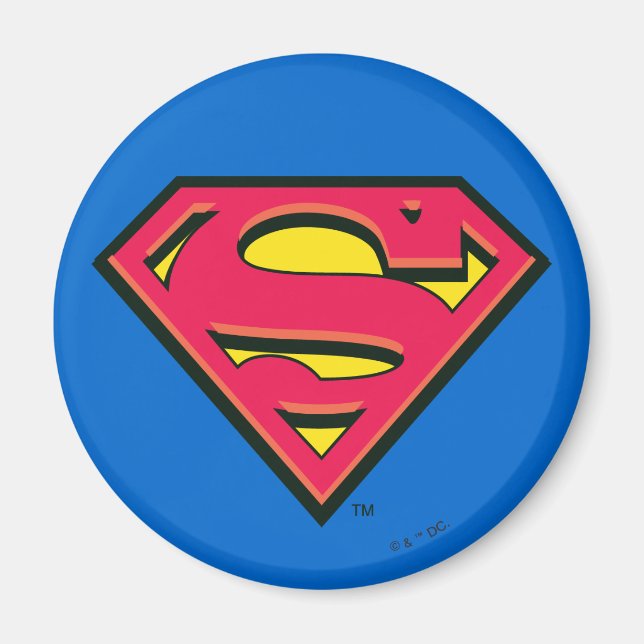 Imã Superman S-Shield | Logotipo clássico (Frente)