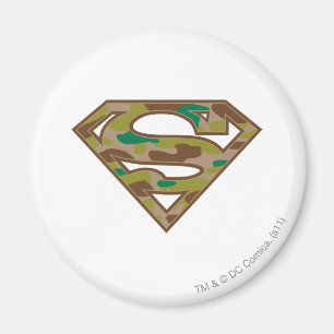 Imã Superman S-Shield   Logotipo de camuflagem