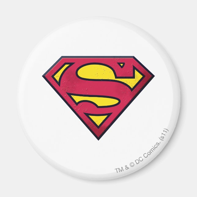 Imã Superman S-Shield | Logotipo de diafragma (Frente)
