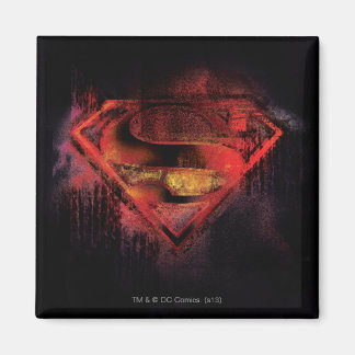 Imã Superman S-Shield | Logotipo pintado