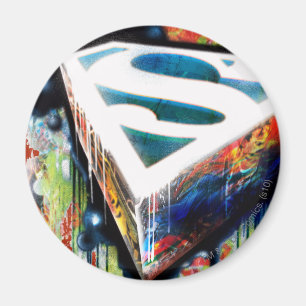 Imã Superman Stylized Urban Graffiti Logo