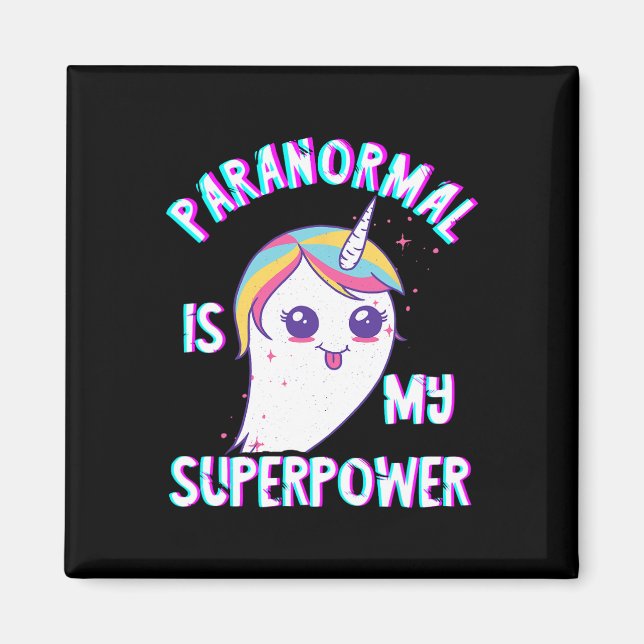 Imã Superpotência Paranormal Fantasma Caça ao Fantasma (Frente)