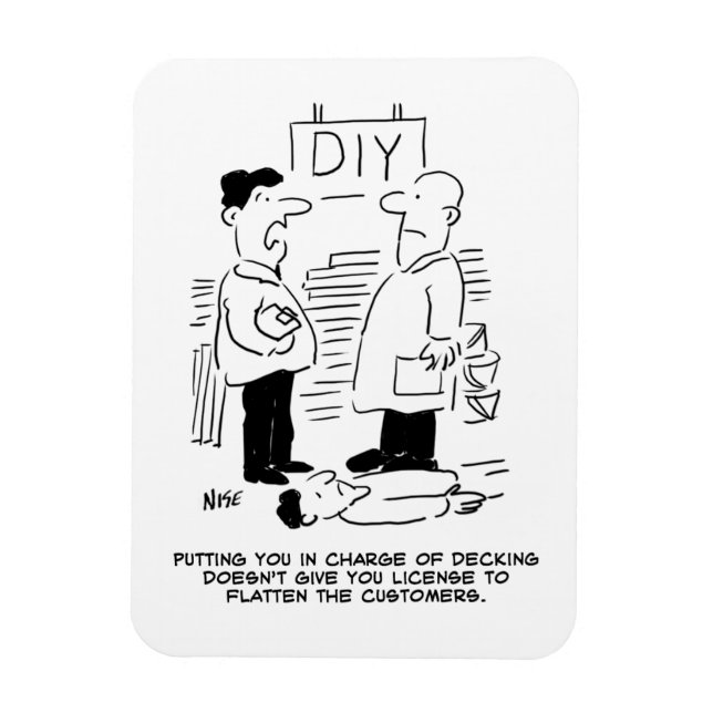 Ímã Superstore Retail Comprar Worker e Compro Manager (Vertical)