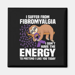 Imã Suportar Fibromialgia Awarene do Guerreiro de Fita