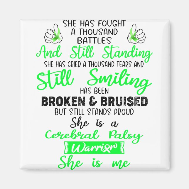 Imã Suportar Presentes de Guerreiros Paralelos Cerebra (Frente)