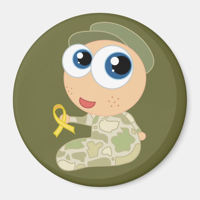 Imã Suporte ao Magnet de Nossas Tropas (Frente)