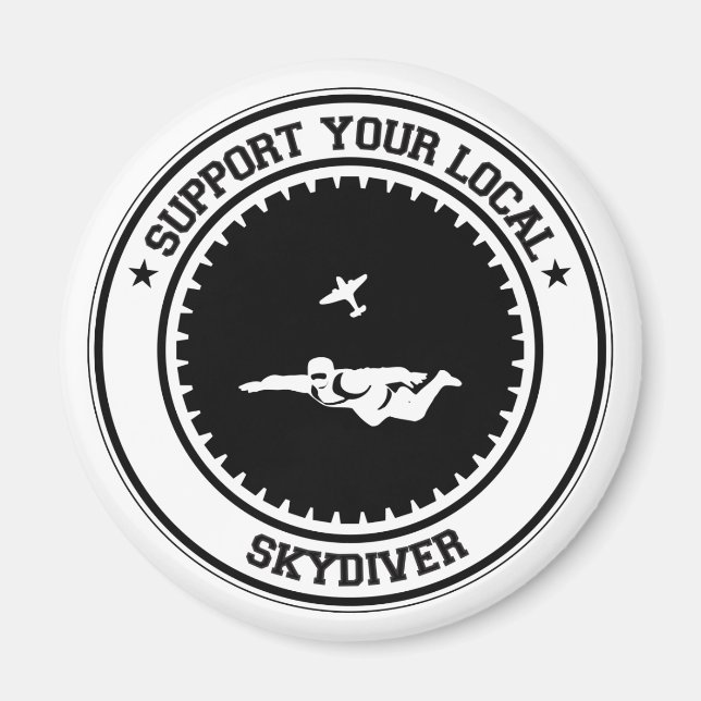 Imã Suporte ao Skydiver local (Frente)