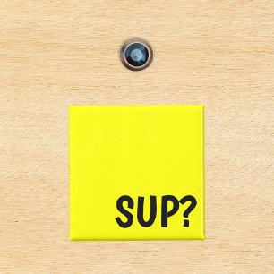 Imã Suporte de Boas-vindas Divertido para Porta de Cru