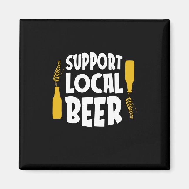 Imã Suporte para cerveja local (Frente)