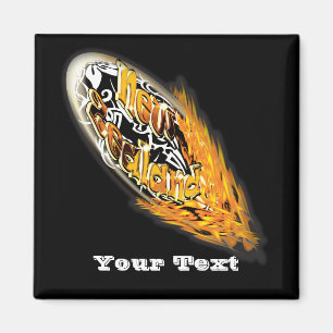 Imã Suportes dos fãs dos quivis do rugby de "Nova