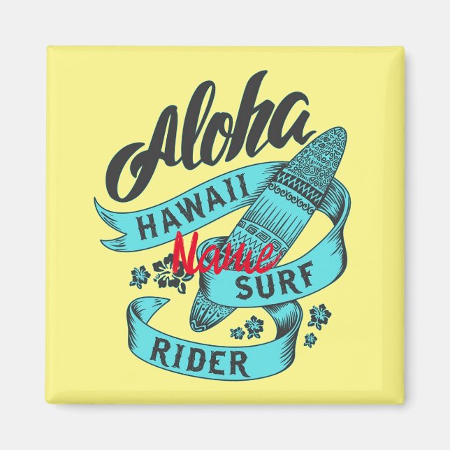 Imã Surf Aloha Hawaii Rider Thunder_Cove (Frente)