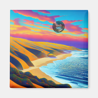 Imã Surf, Areia e Sun Zuma Beach Magnet